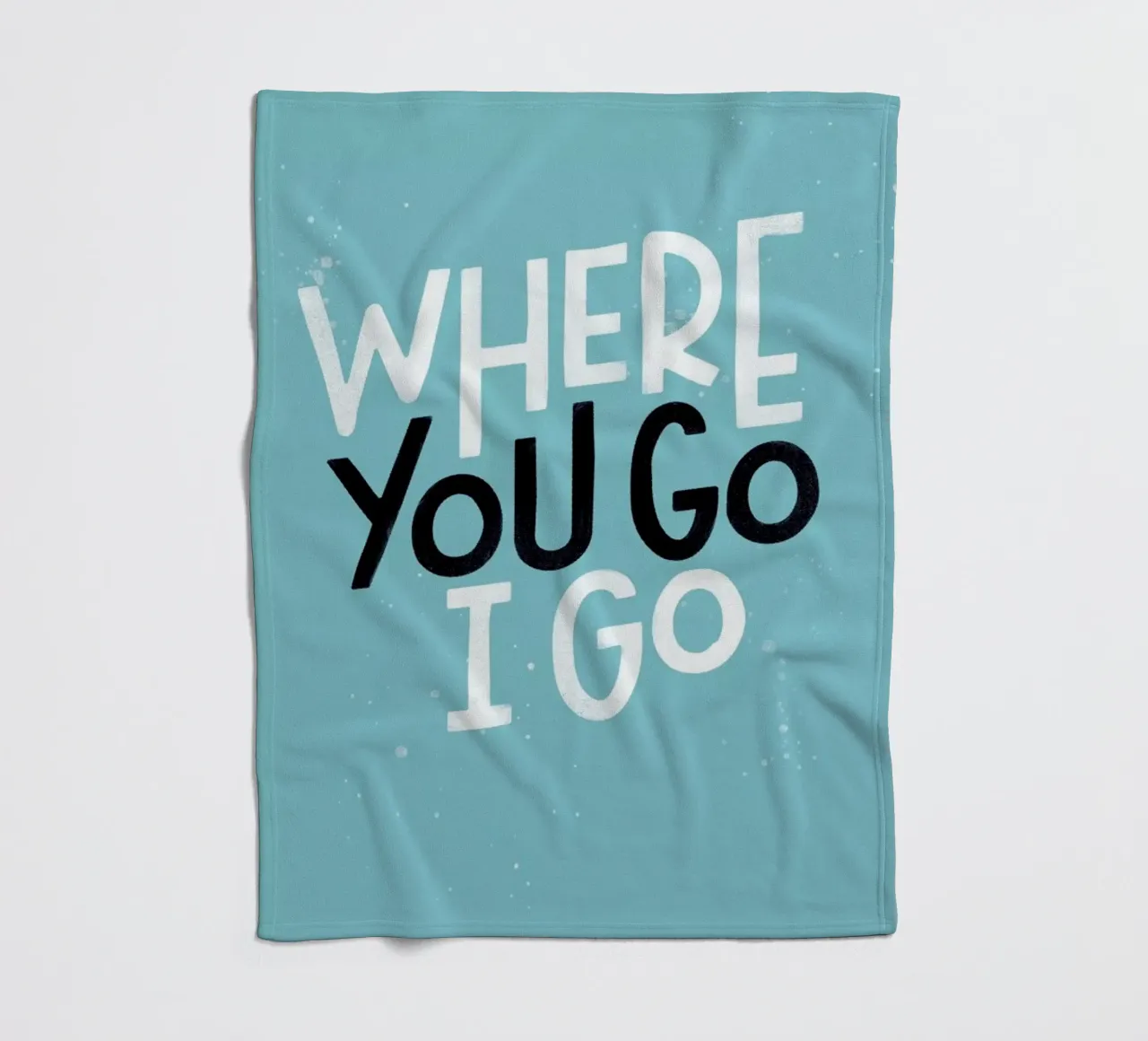 Where You Go I Go coperta in pile da Summerchamps