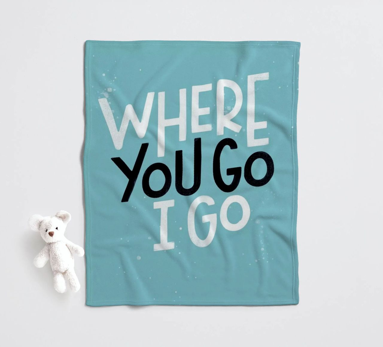 Where You Go I Go coperta in pile da Summerchamps