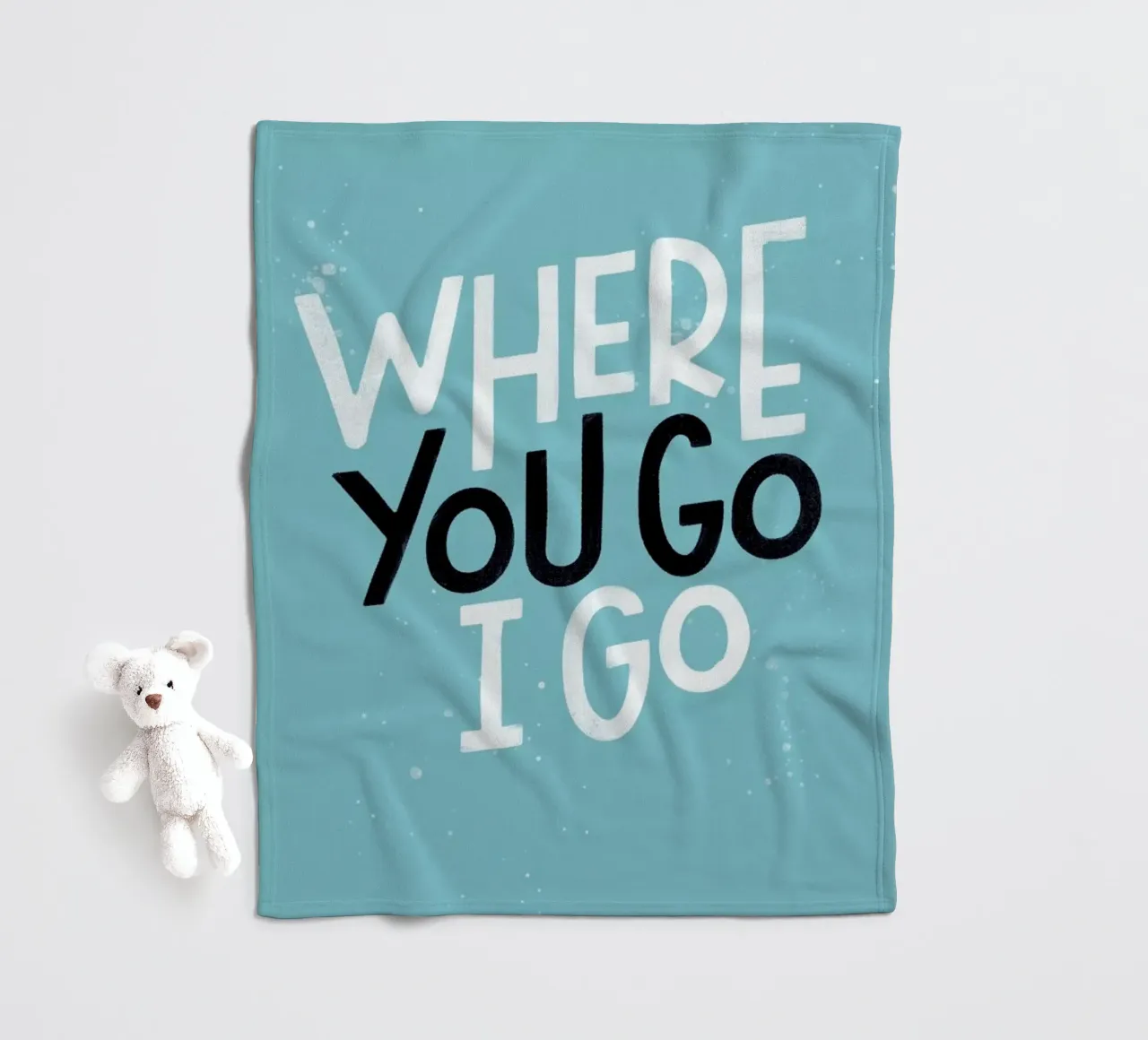 Where You Go I Go coperta in pile da Summerchamps
