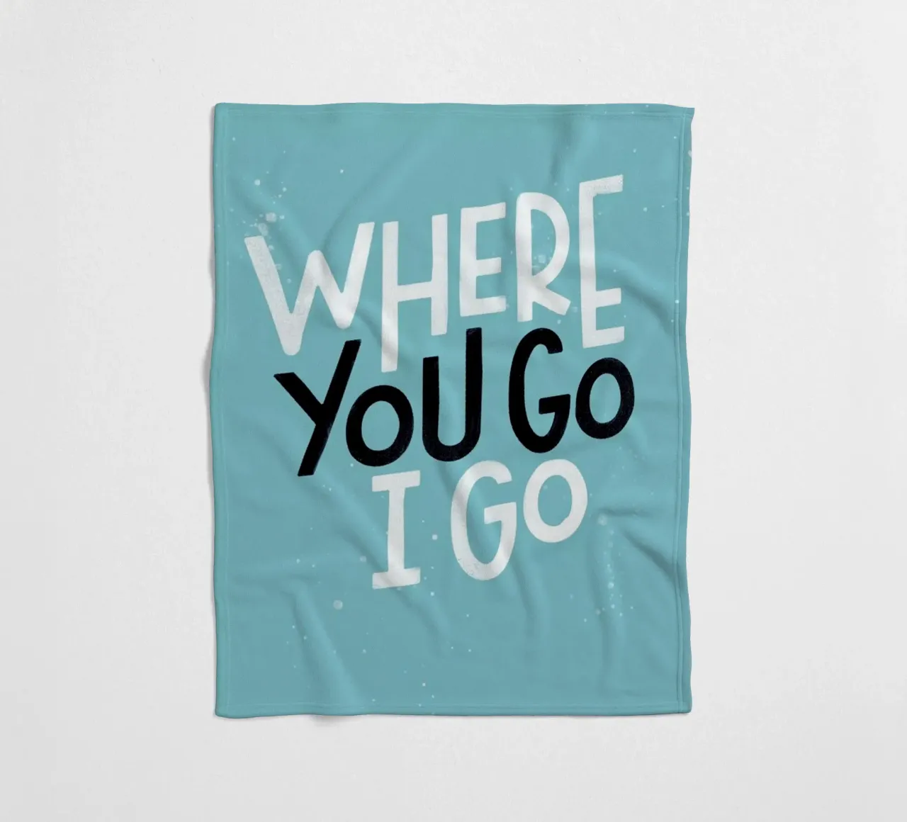 Where You Go I Go coperta in pile da Summerchamps