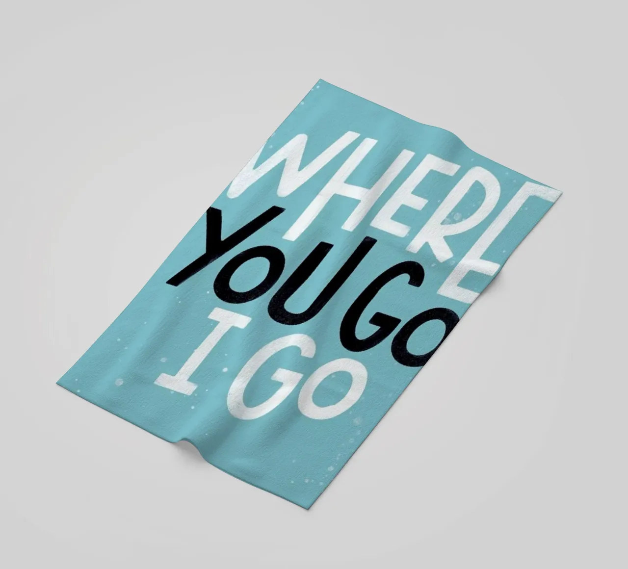 Where You Go I Go toalla de playa de Summerchamps