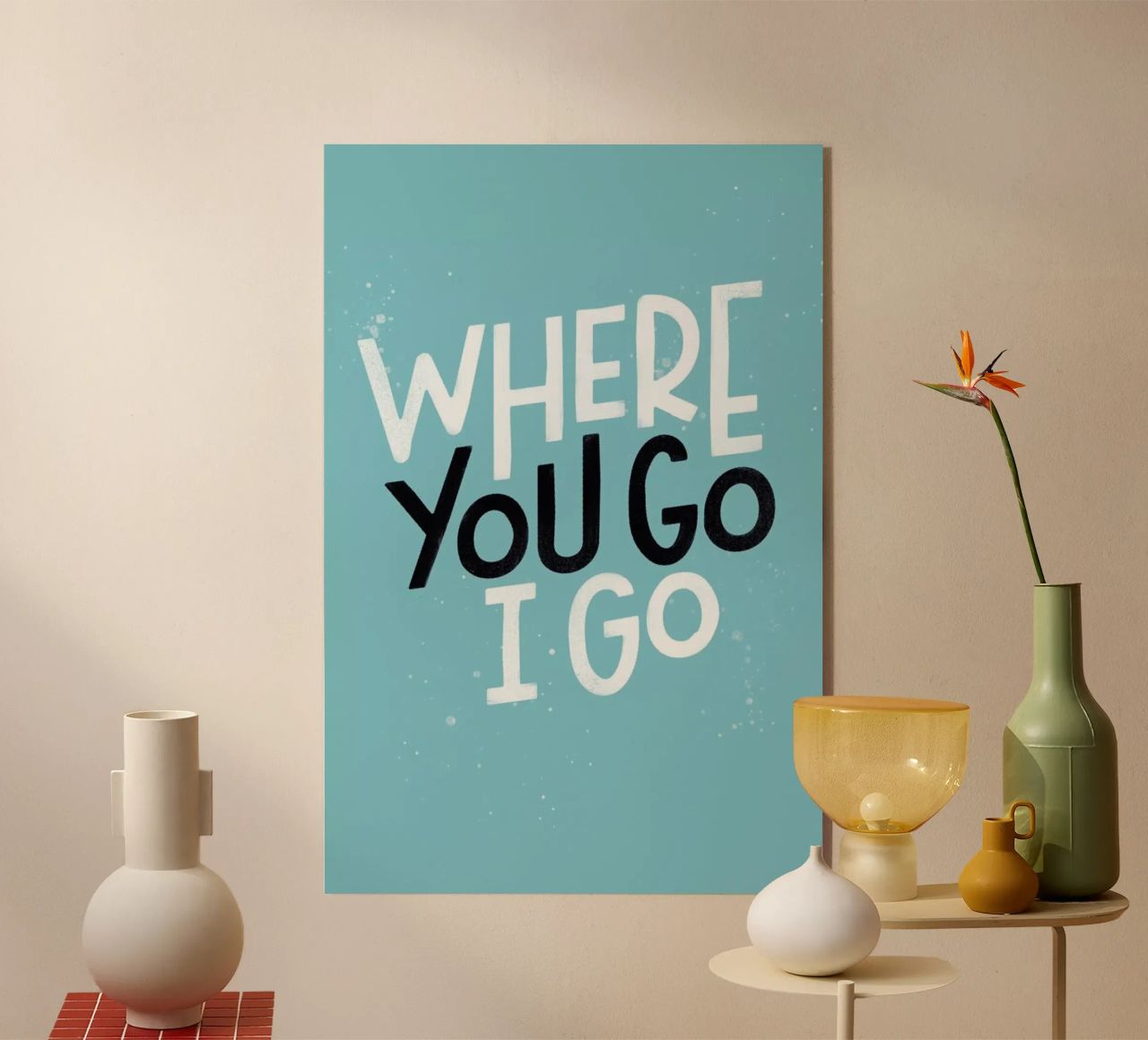 Where You Go I Go plexiglass da Summerchamps