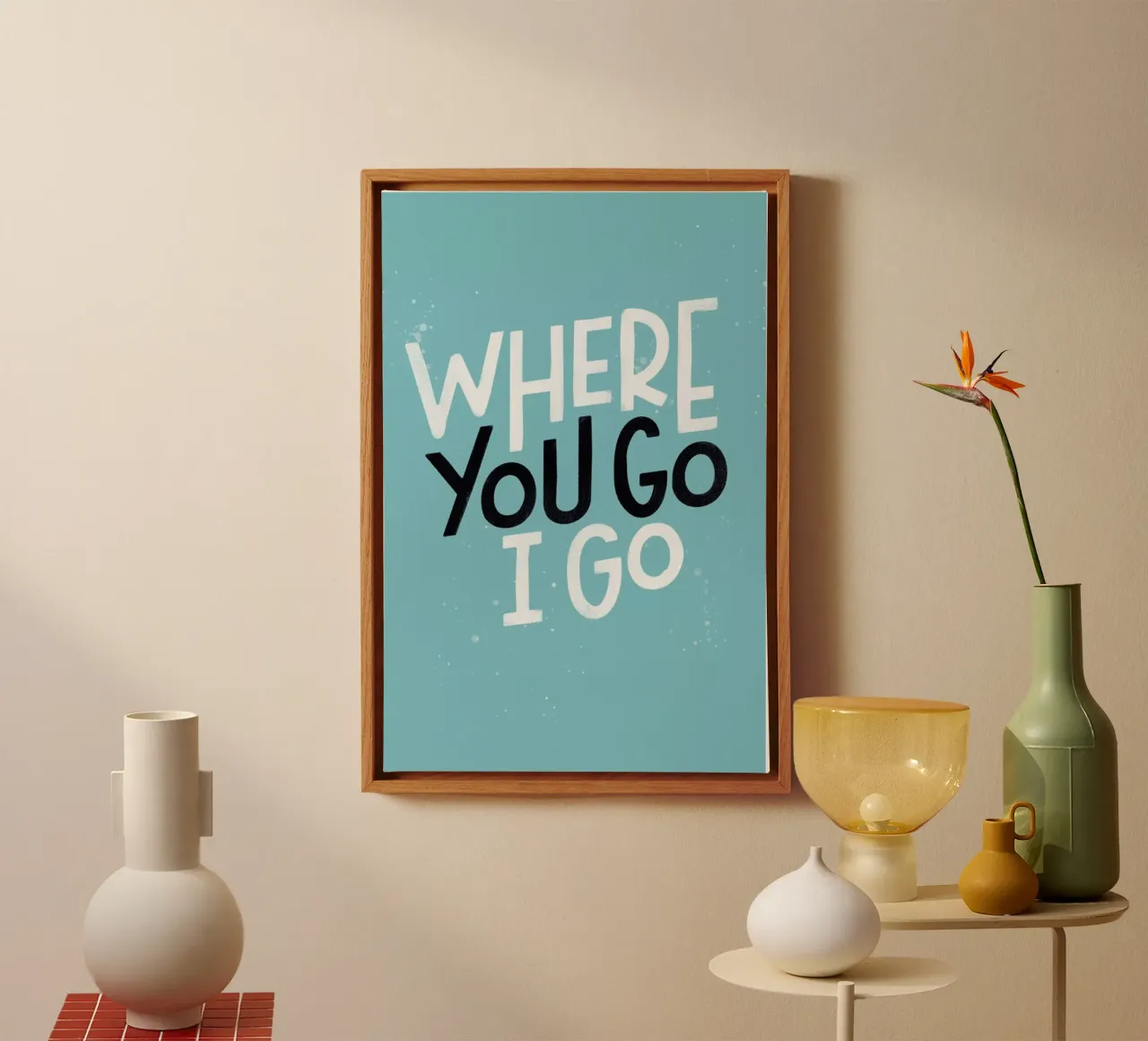Where You Go I Go tela da Summerchamps