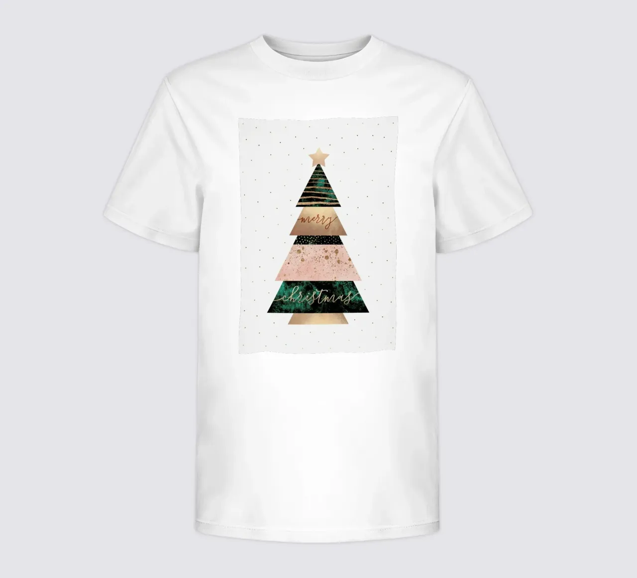 Merry Christmas Tree kids t-shirt by Elisabeth Fredriksson