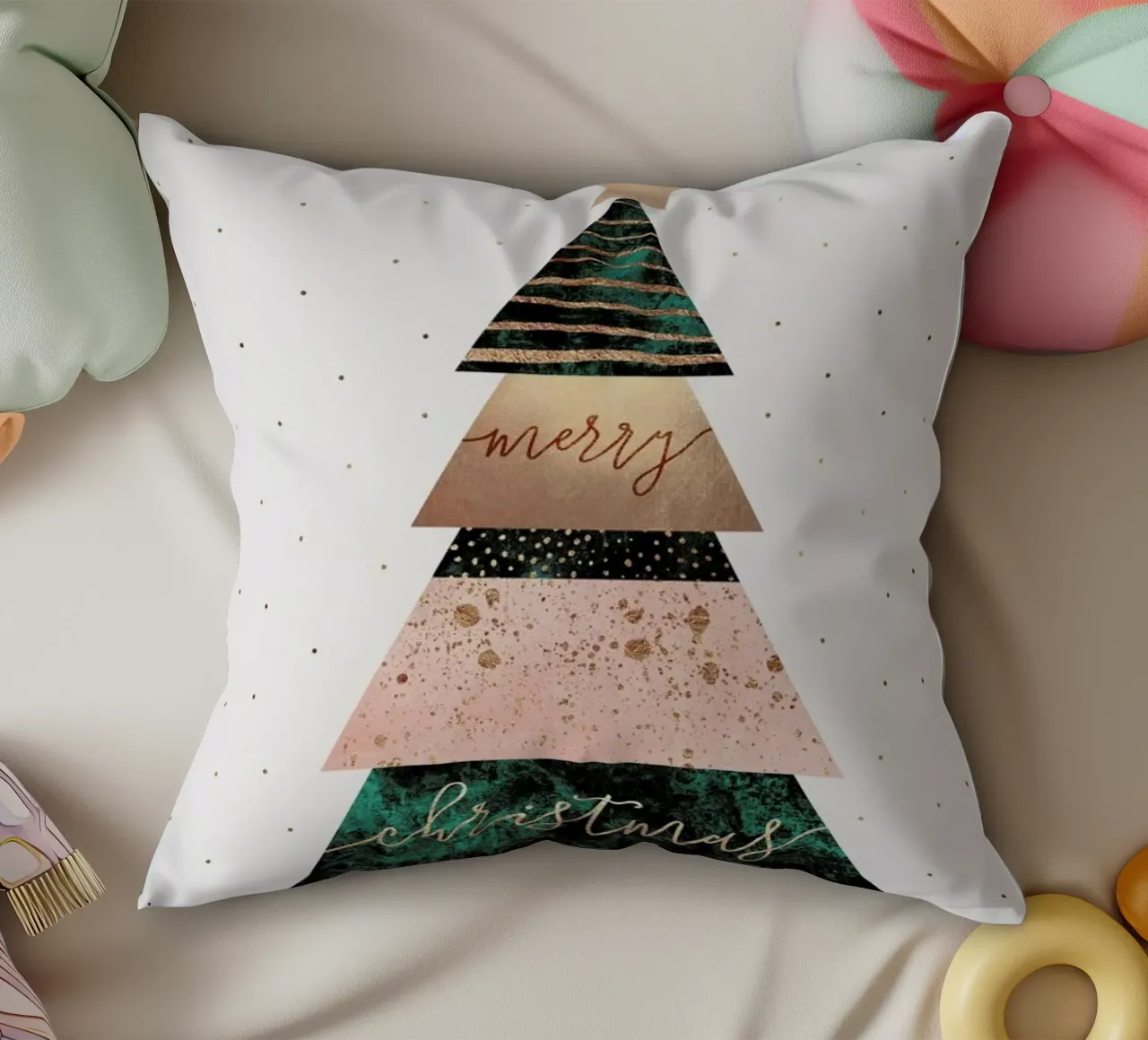 Merry Christmas Tree cuscino da Elisabeth Fredriksson