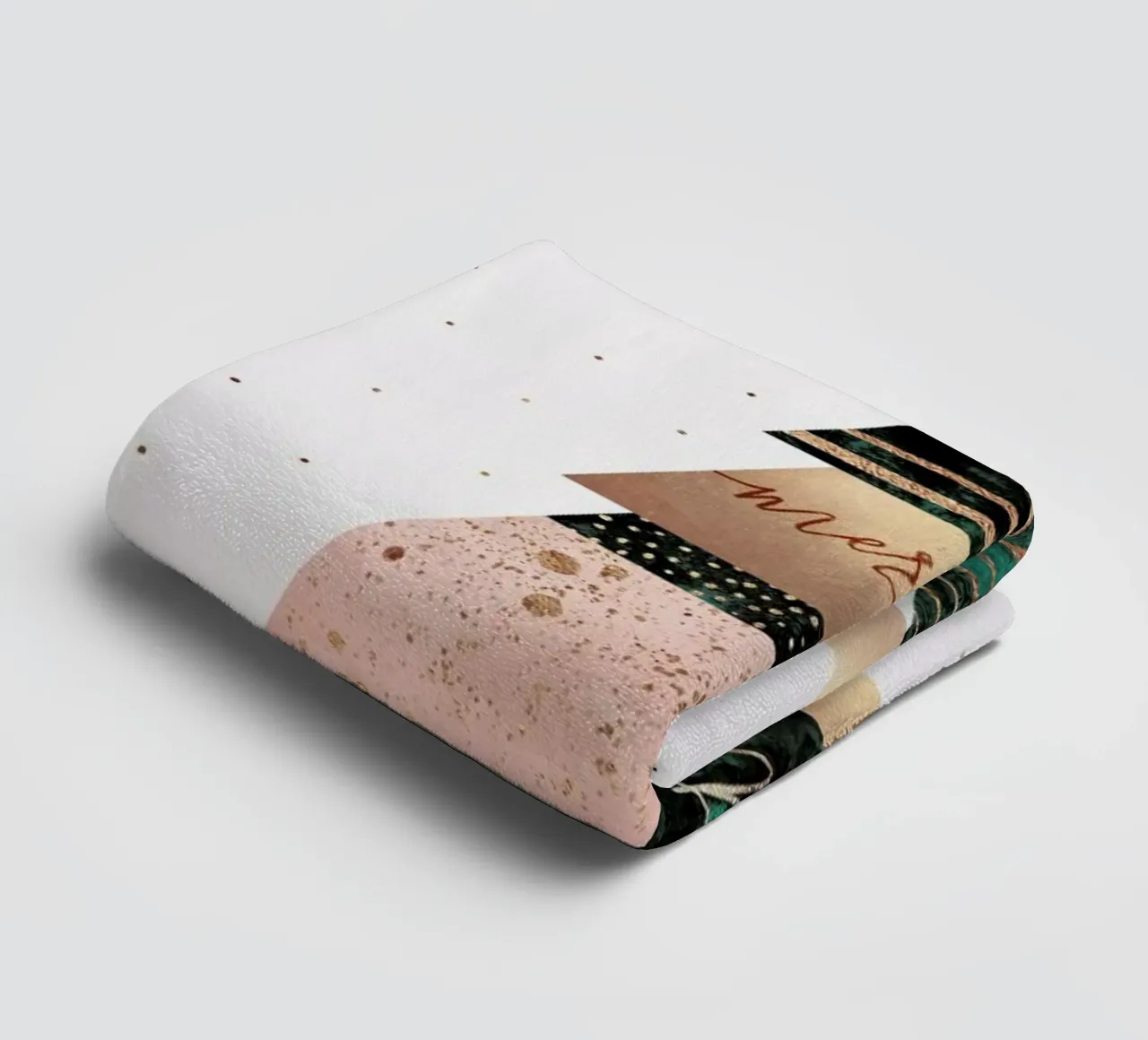 Merry Christmas Tree towel by Elisabeth Fredriksson
