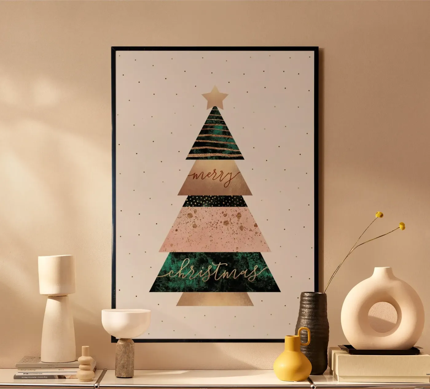 Merry Christmas Tree poster da Elisabeth Fredriksson
