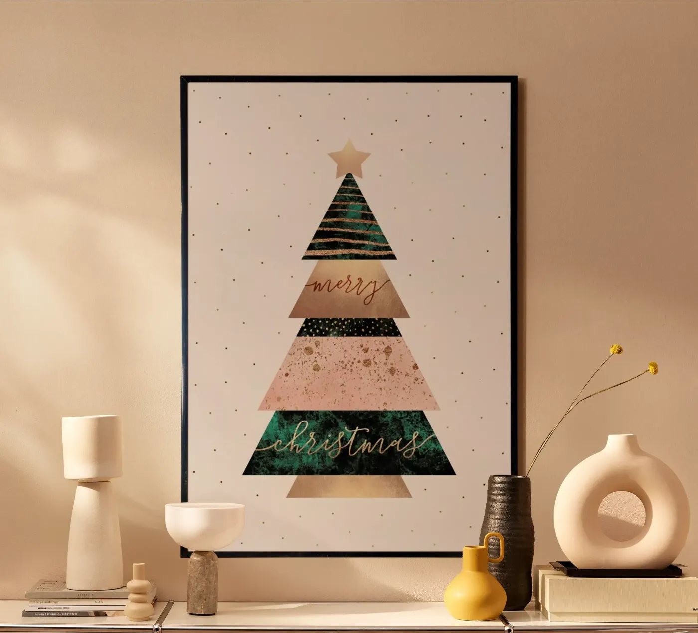 Merry Christmas Tree poster da Elisabeth Fredriksson