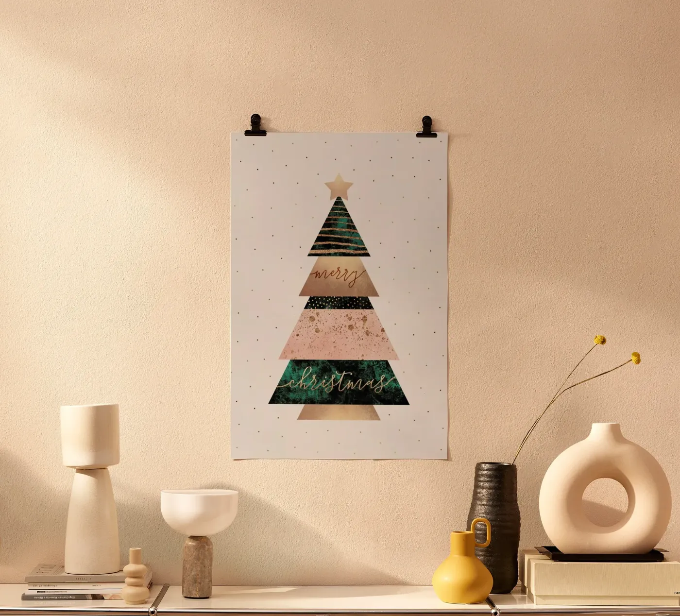 Merry Christmas Tree poster da Elisabeth Fredriksson