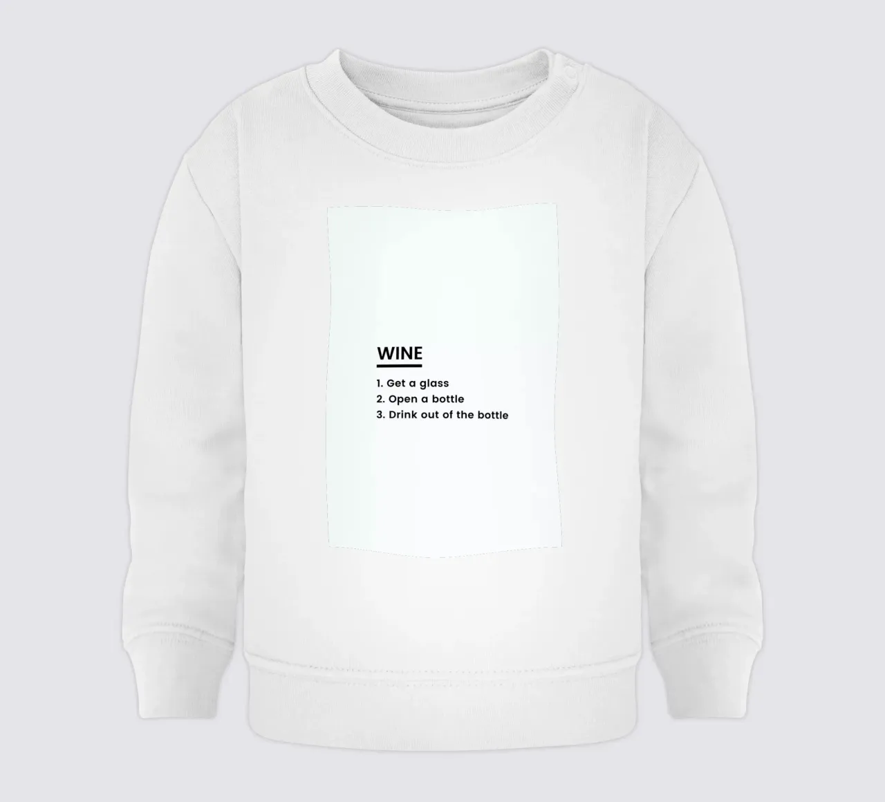 Wine Recipe felpa neonato da Studio One