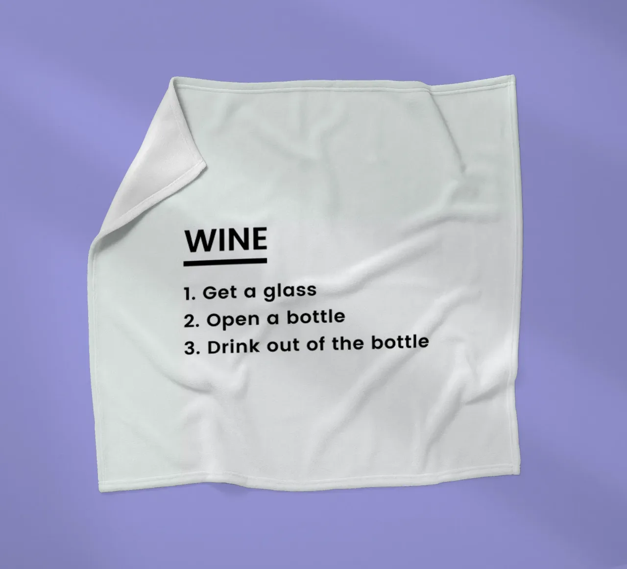 Wine Recipe coperta in pile da Studio One