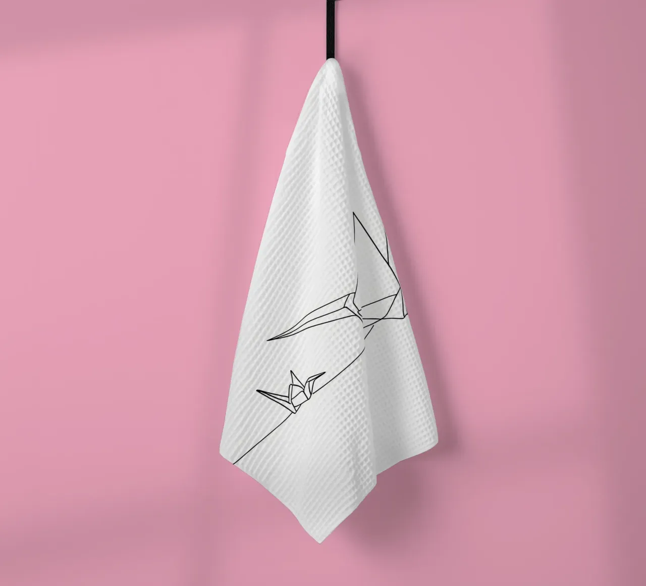 Origami - Line Art minimalista canovaccio da cucina da Viv Line Art