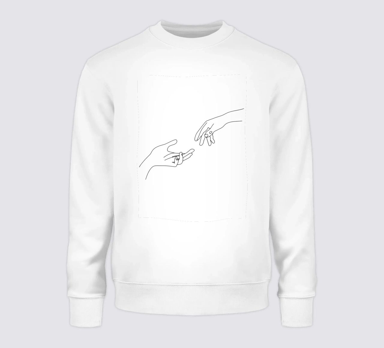 Unity - Line art minimalista felpa da Viv Line Art