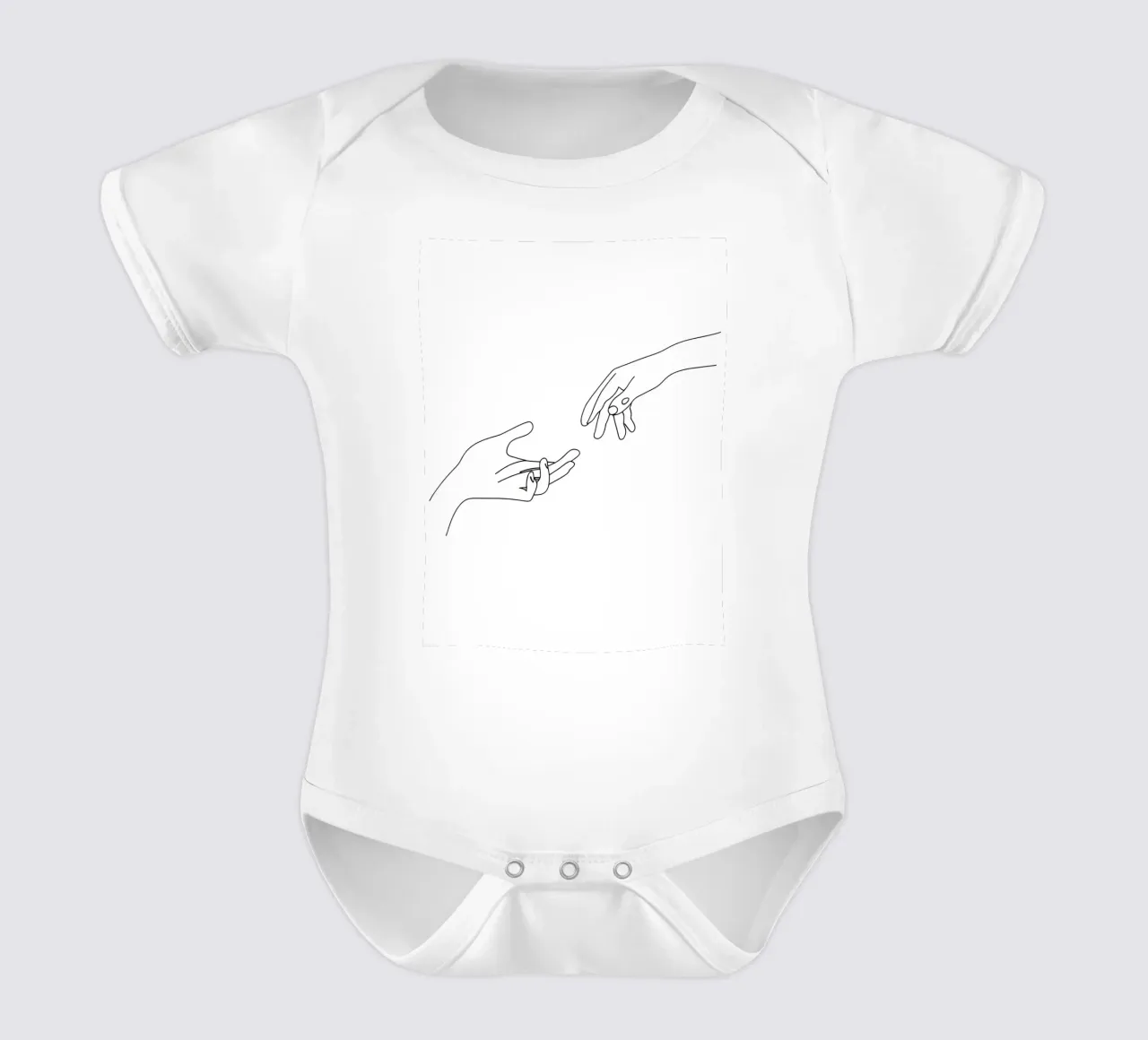 Unity - Dessin au trait minimaliste body bébé de Viv Line Art