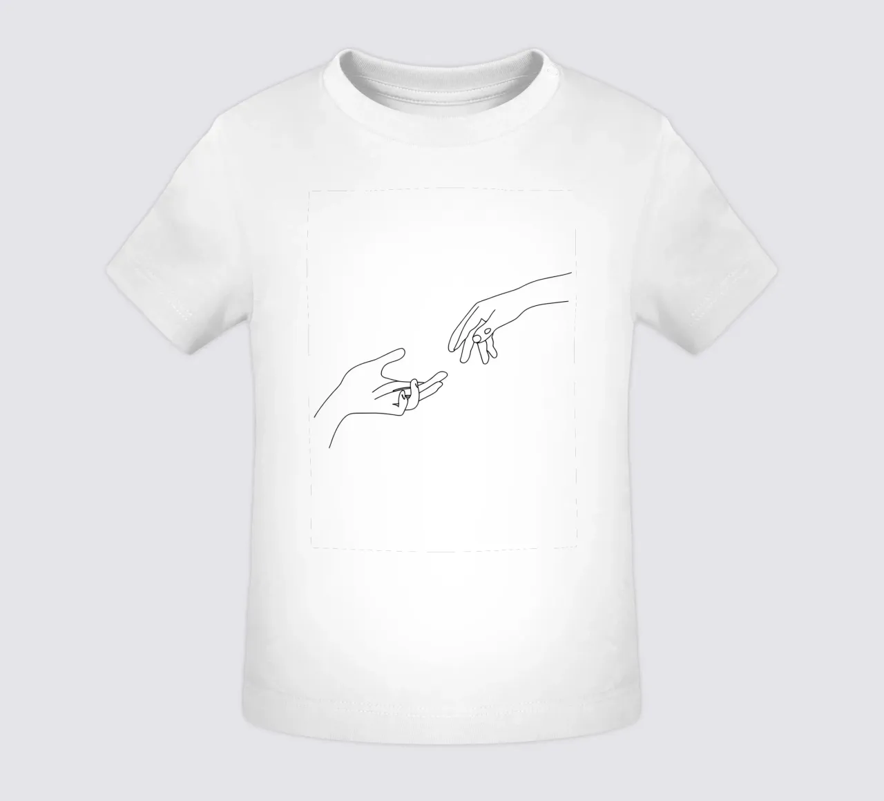Unity - Dessin au trait minimaliste t-shirt pour bébé de Viv Line Art