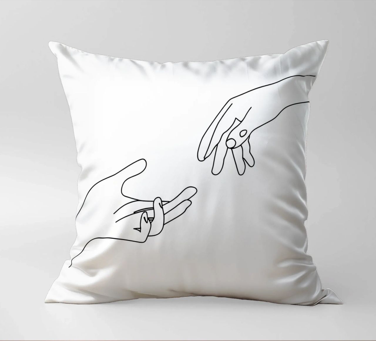 Unity - Line art minimalista cuscino da Viv Line Art