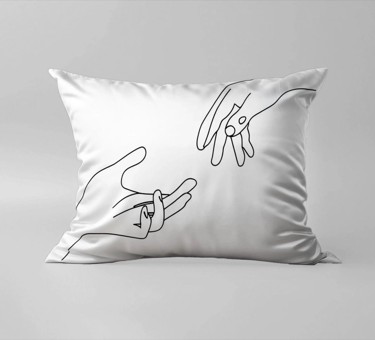 Unity - Line art minimalista cuscino da Viv Line Art