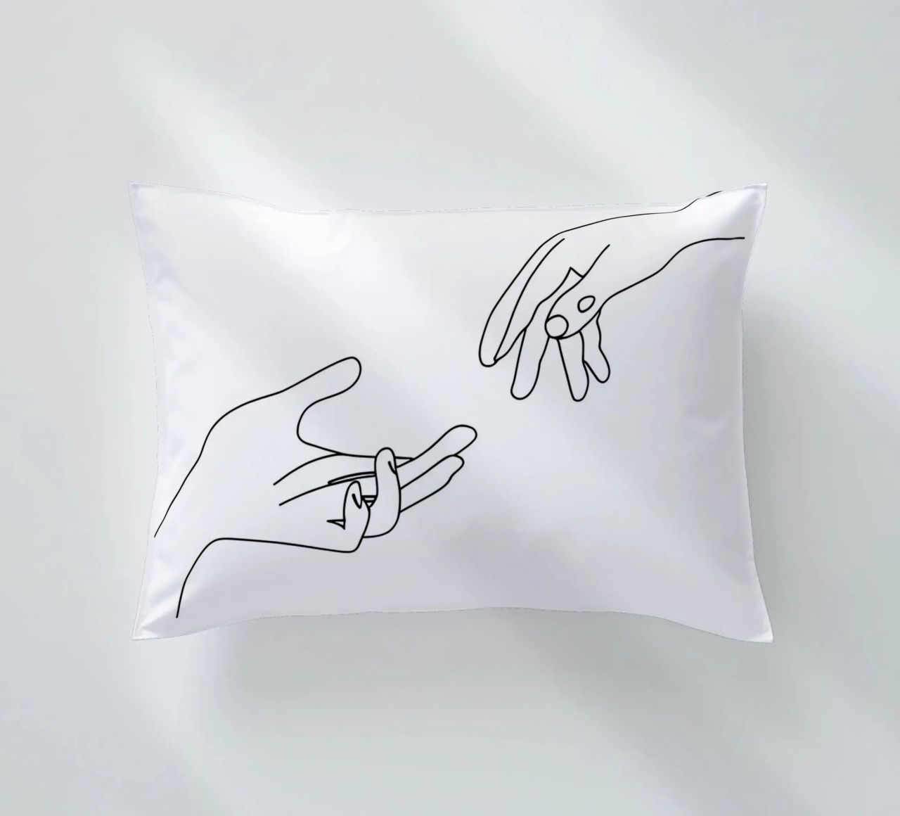 Unity - Line art minimalista cuscino da Viv Line Art