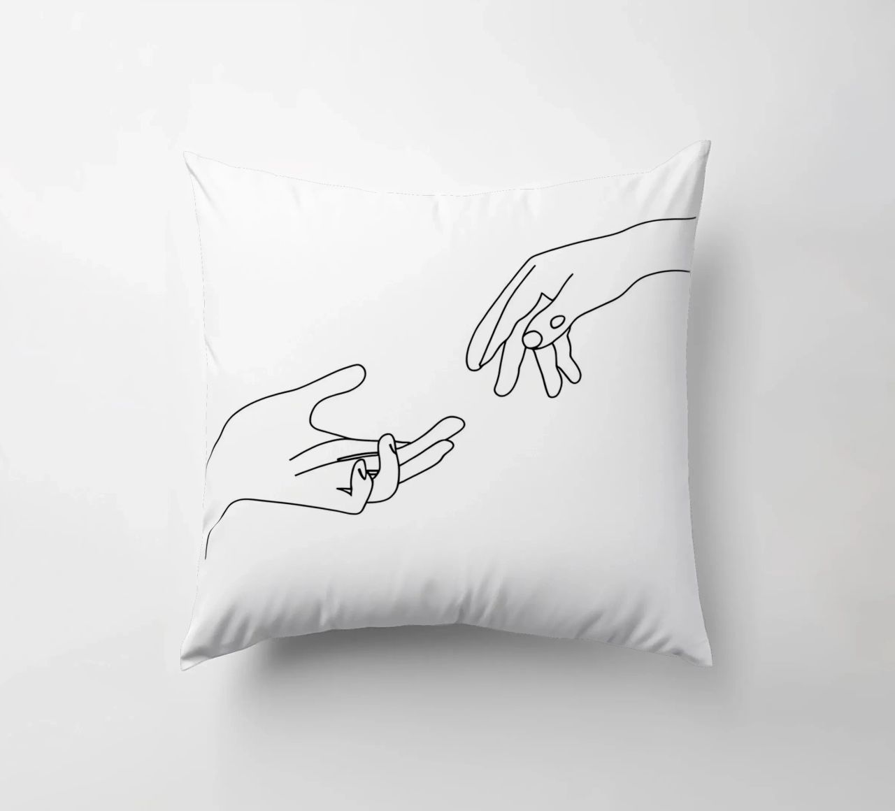 Unity - Line art minimalista cuscino da Viv Line Art