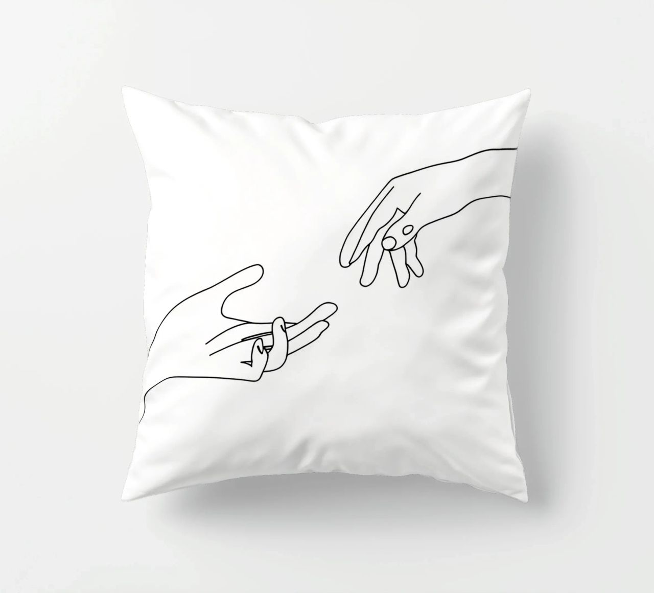 Unity - Line art minimalista cuscino da Viv Line Art