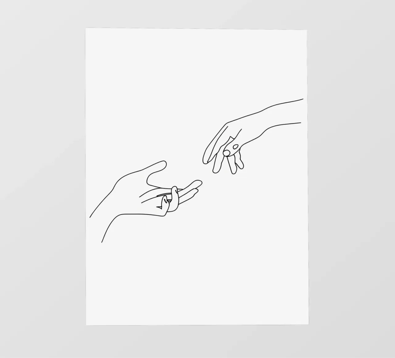 Unity - Dessin au trait minimaliste film rétro-éclairé de Viv Line Art