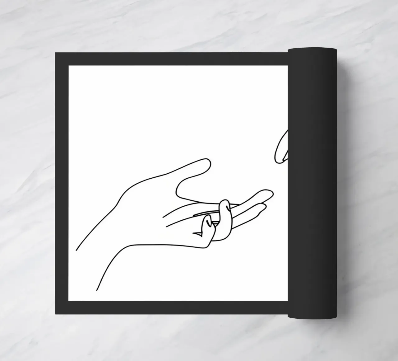 Unity - Line art minimalista zerbino da Viv Line Art