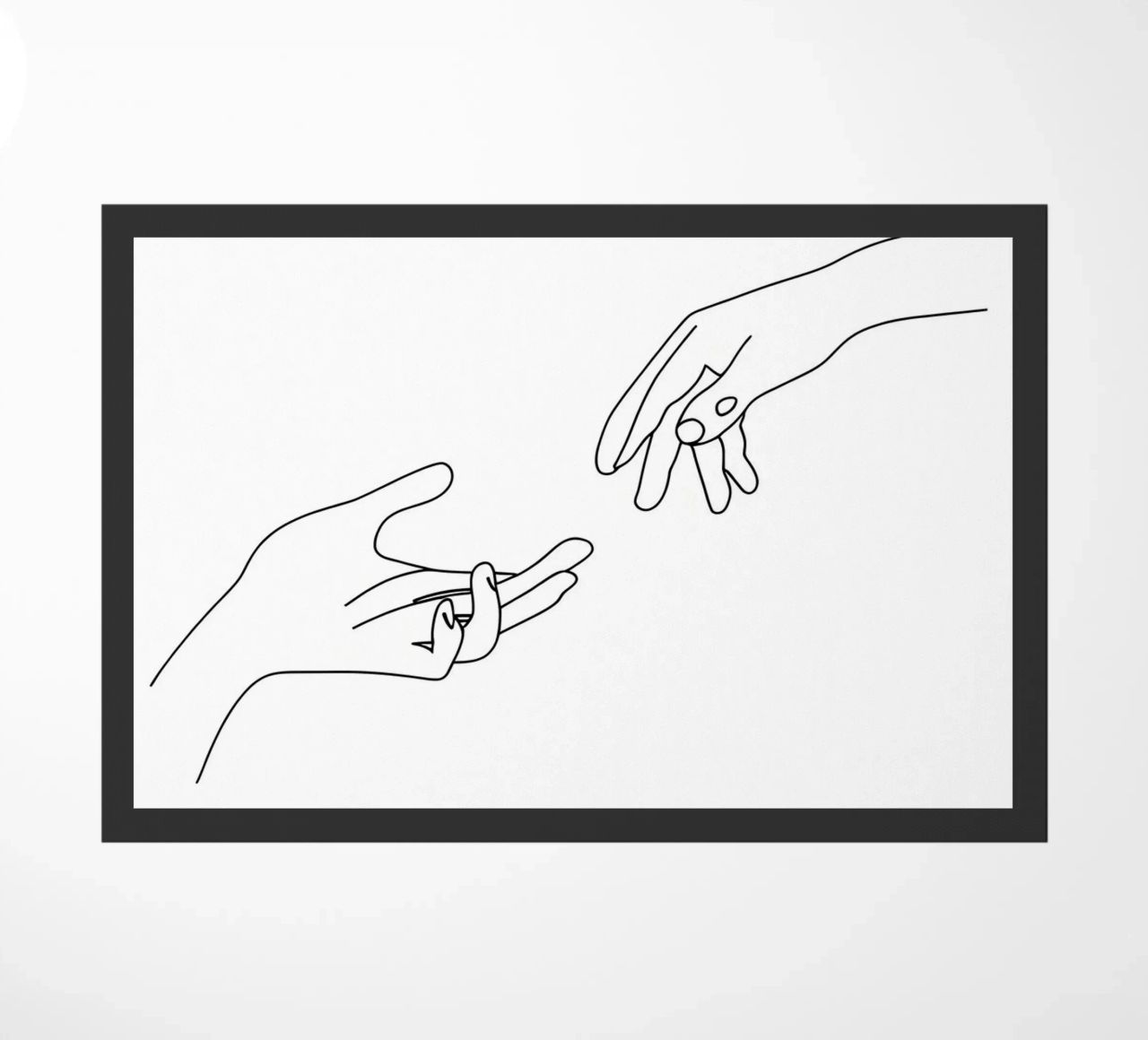 Unity - Line art minimalista zerbino da Viv Line Art