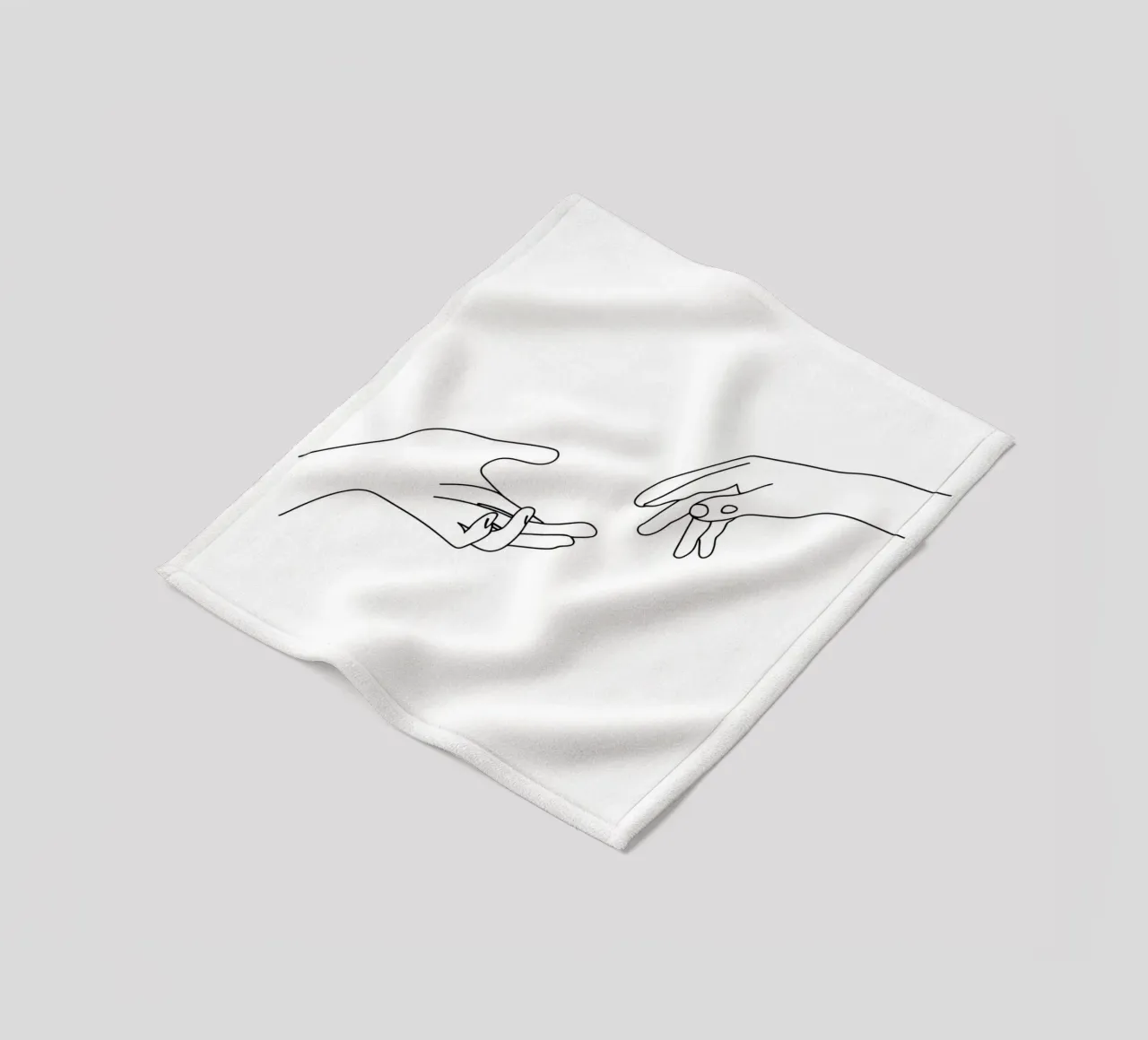 Unity - Line art minimalista coperta in pile da Viv Line Art