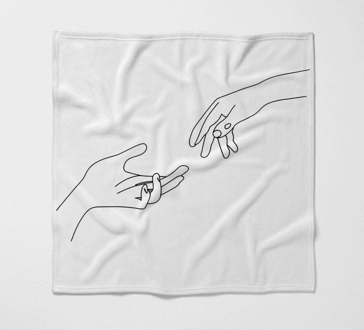 Unity - Line art minimalista coperta in pile da Viv Line Art