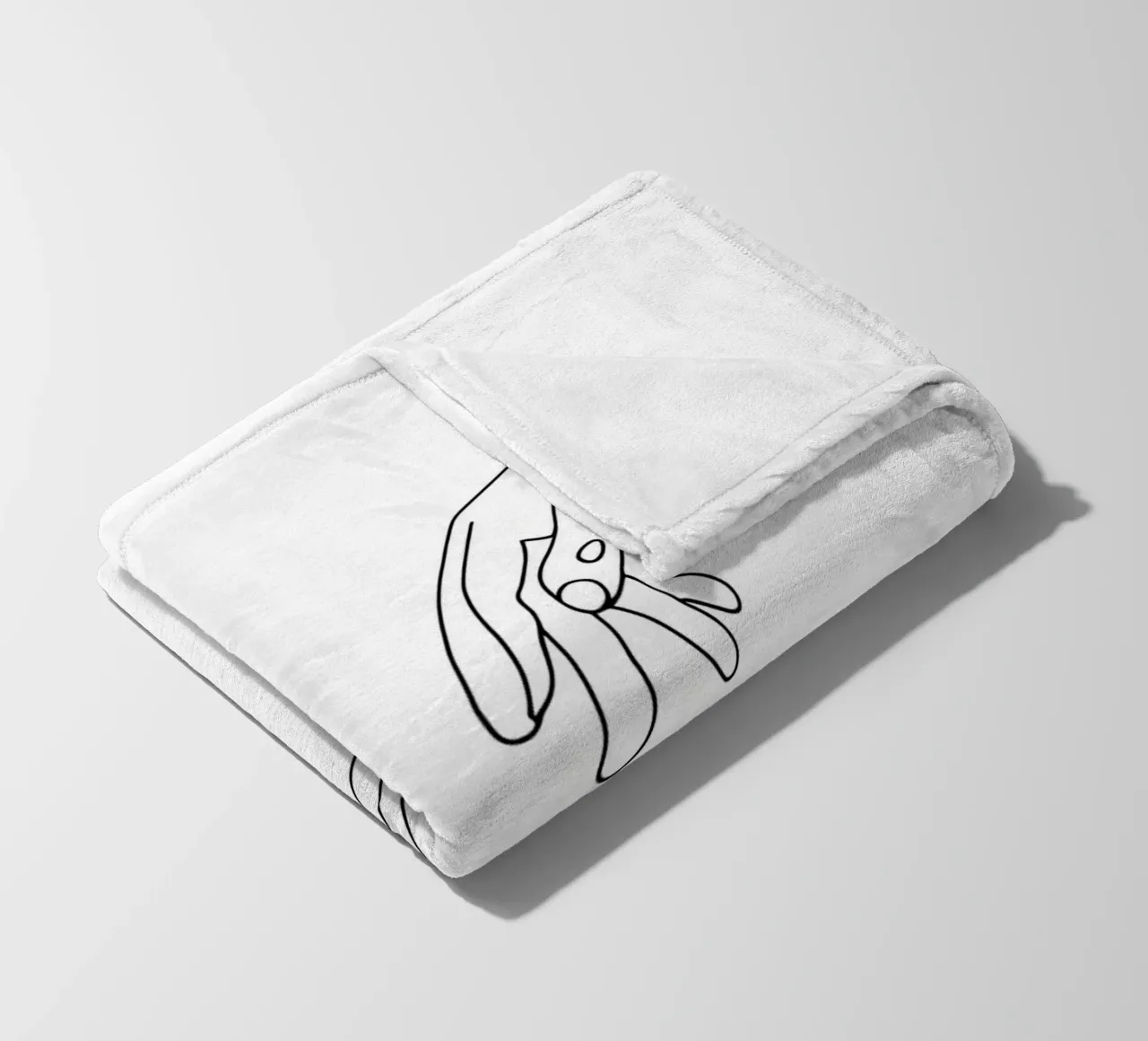 Unity - Line art minimalista coperta in pile da Viv Line Art