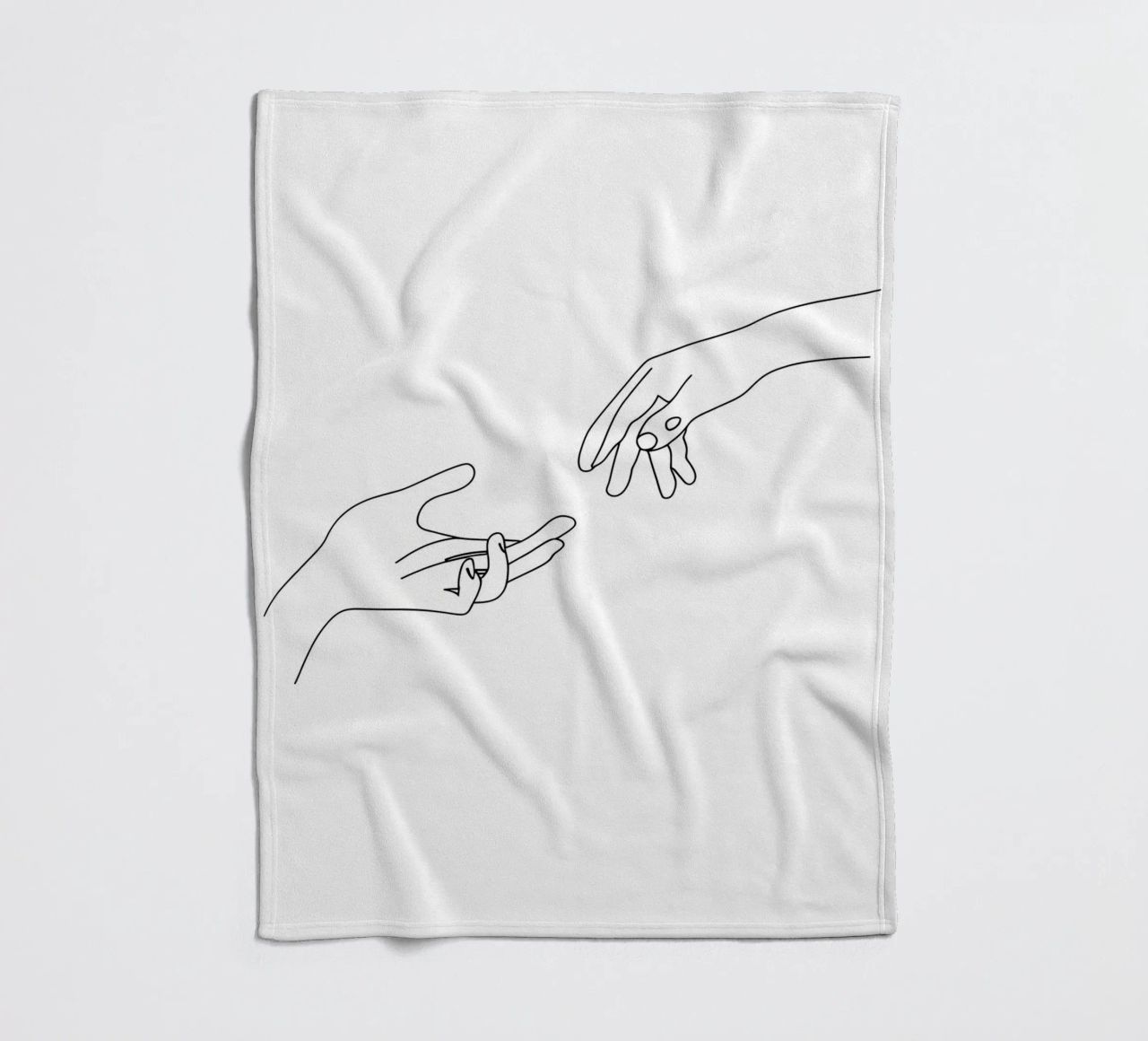 Unity - Line art minimalista coperta in pile da Viv Line Art