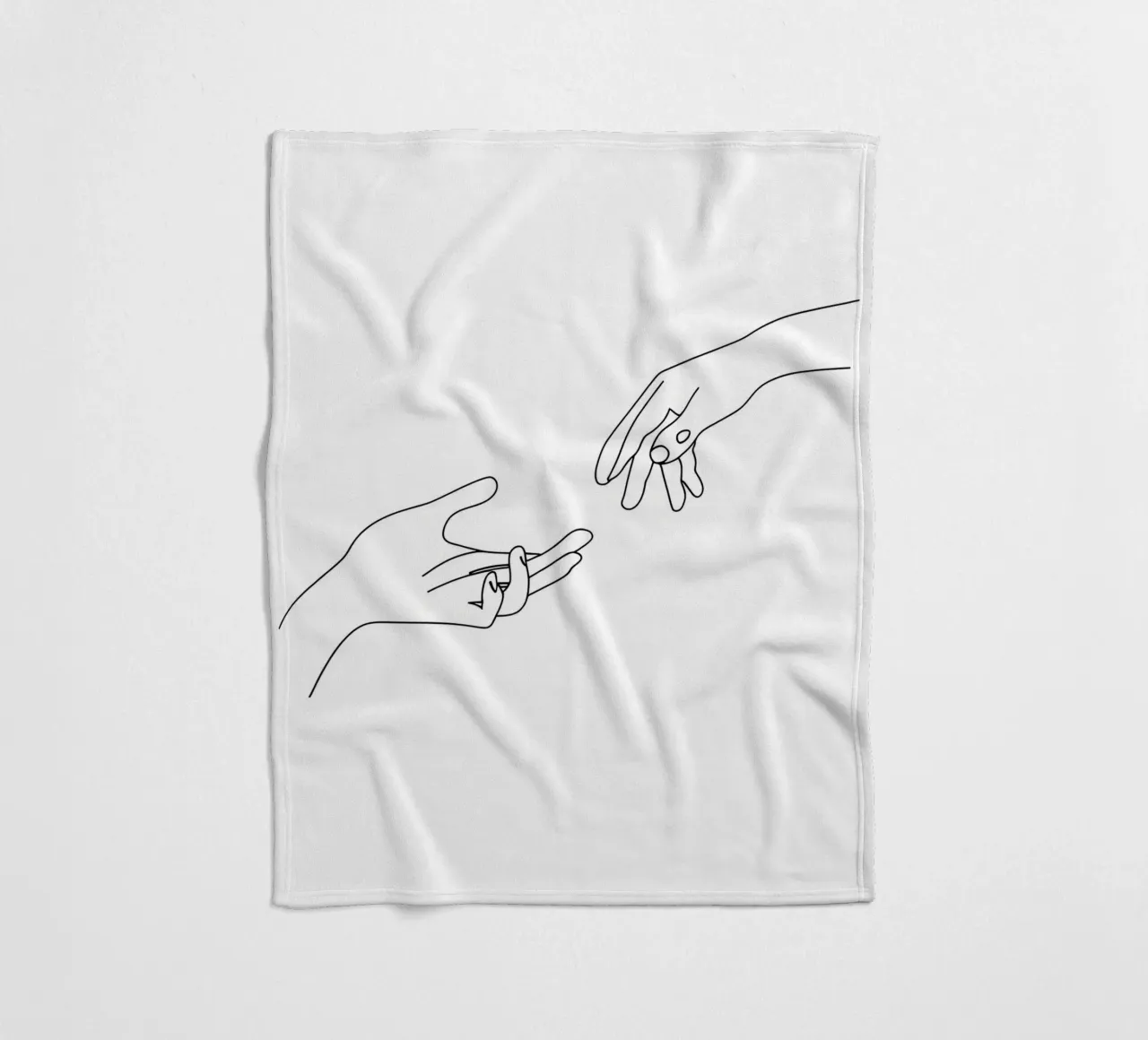 Unity - Line art minimalista coperta in pile da Viv Line Art