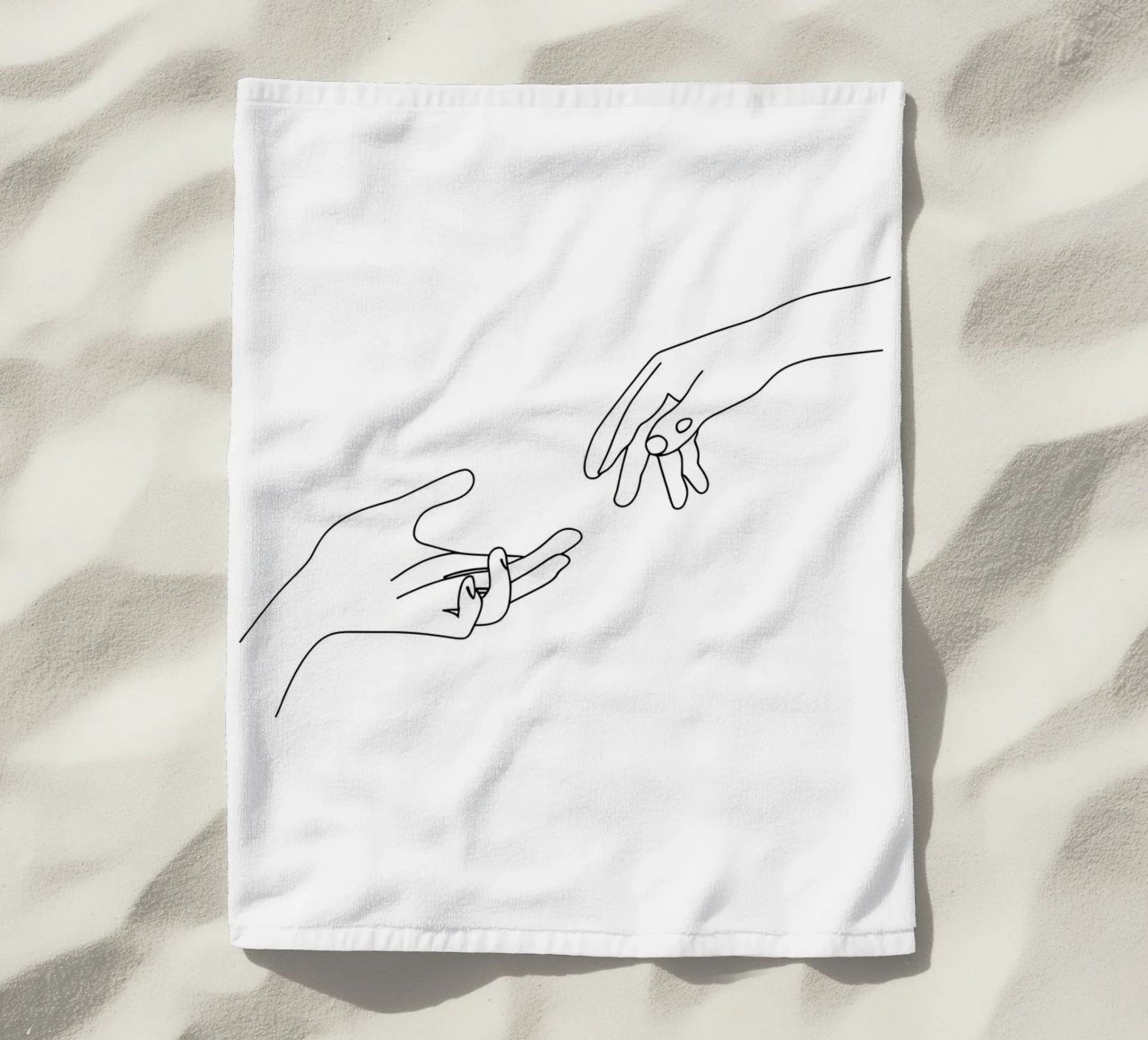Unity - Line art minimalista telo mare da Viv Line Art