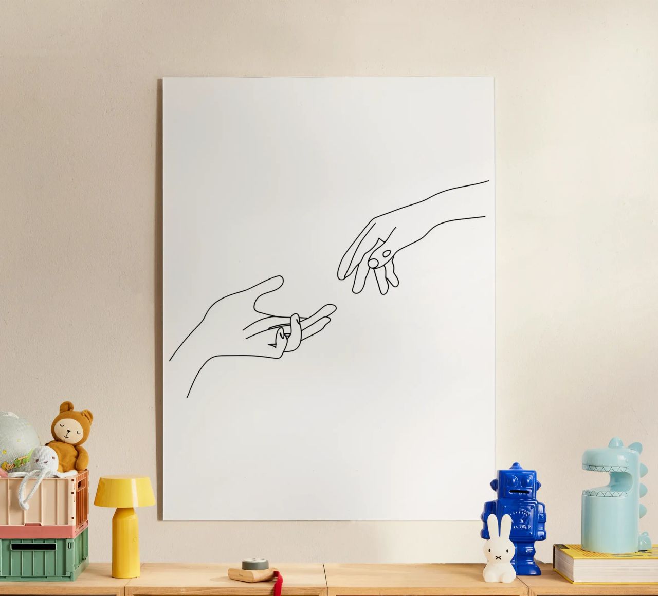 Unity - Line art minimalista plexiglass da Viv Line Art