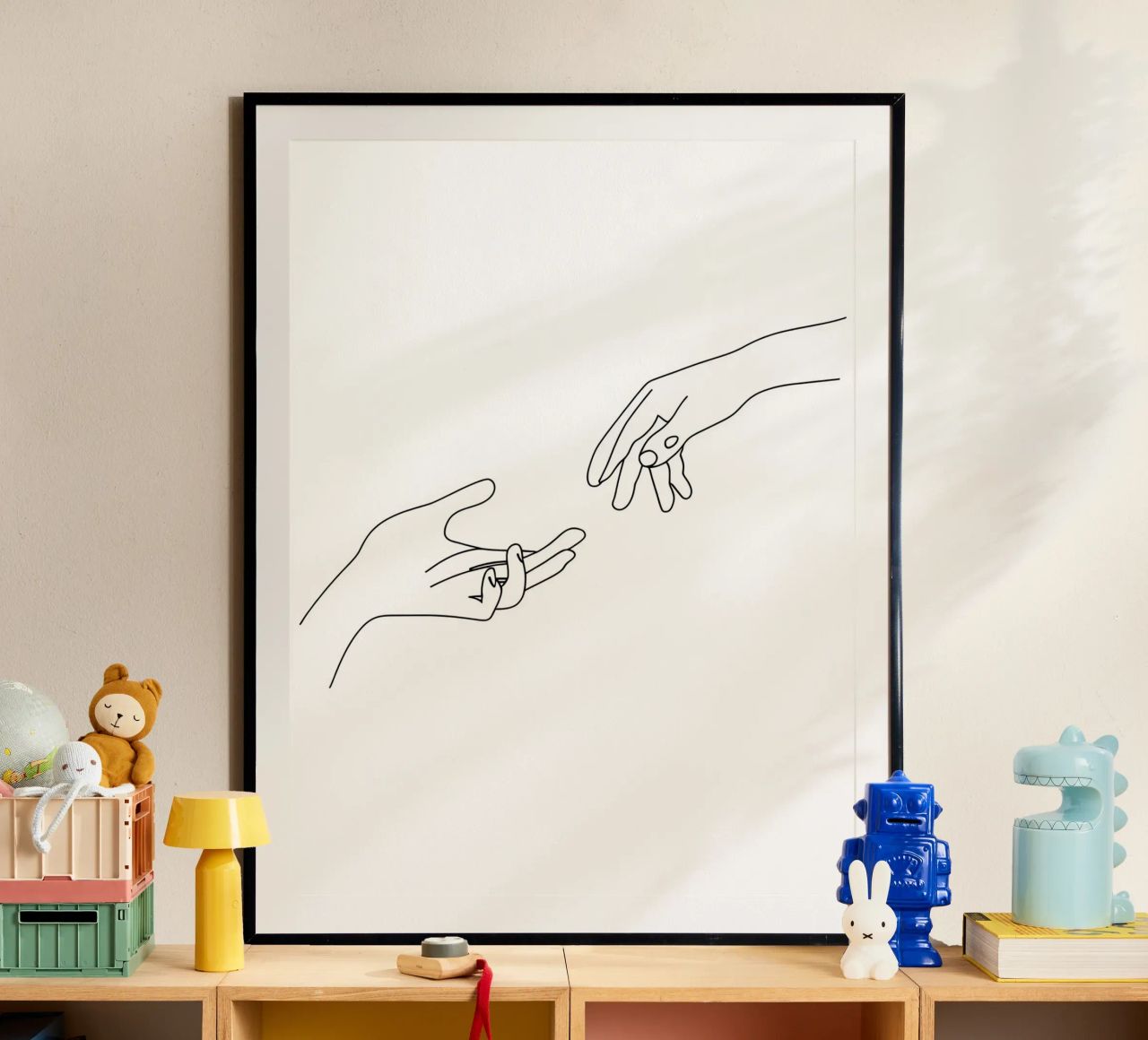 Unity - Line art minimalista carta hahnemühle da Viv Line Art