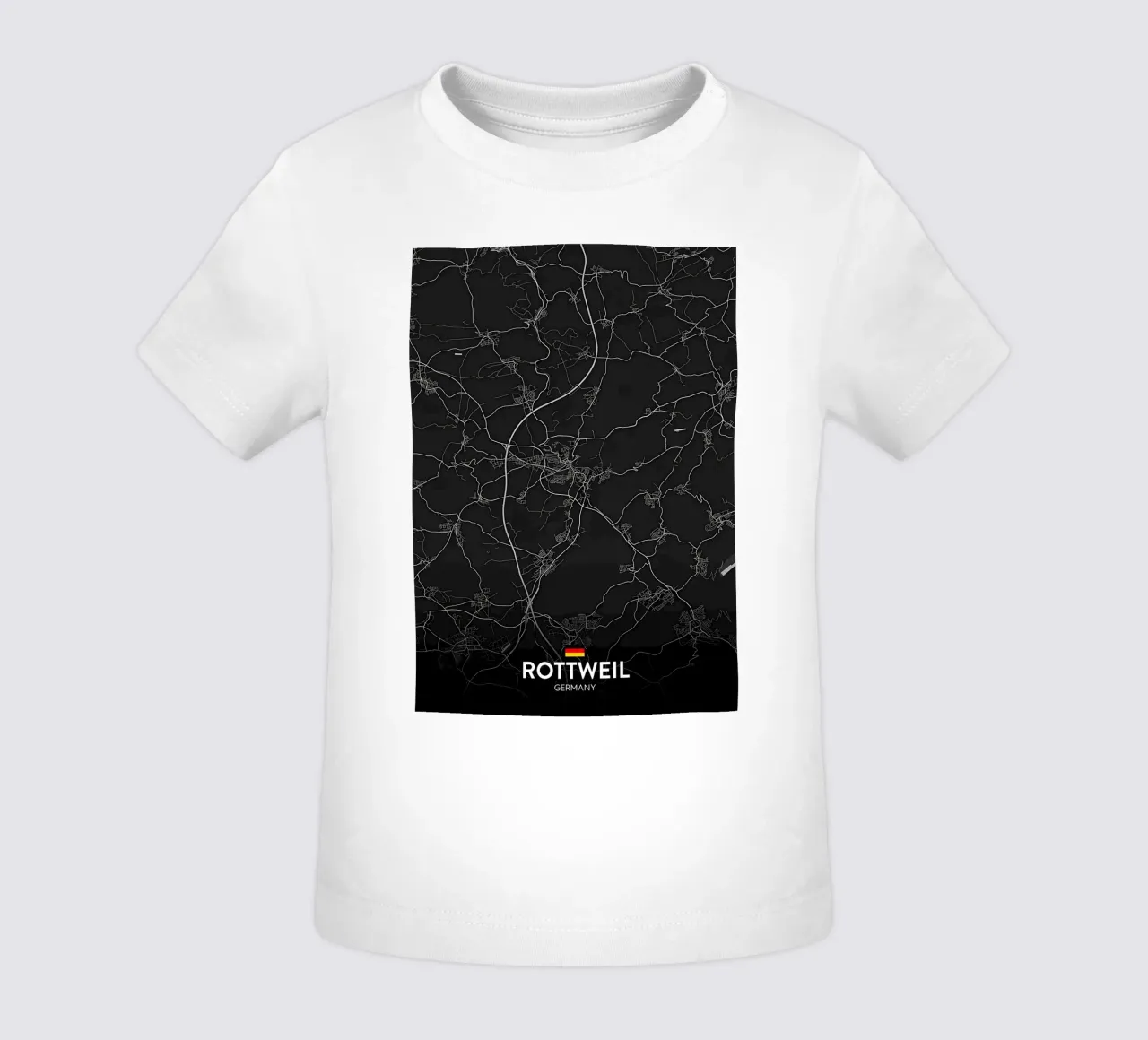 Rottweil DE baby t-shirt by Christopher Adams