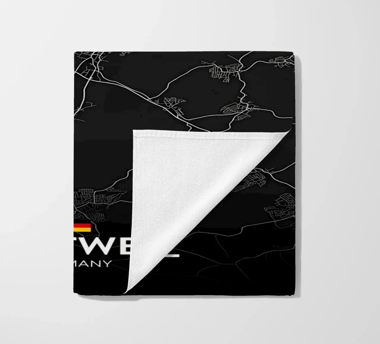 Rottweil DE beach towel by Christopher Adams