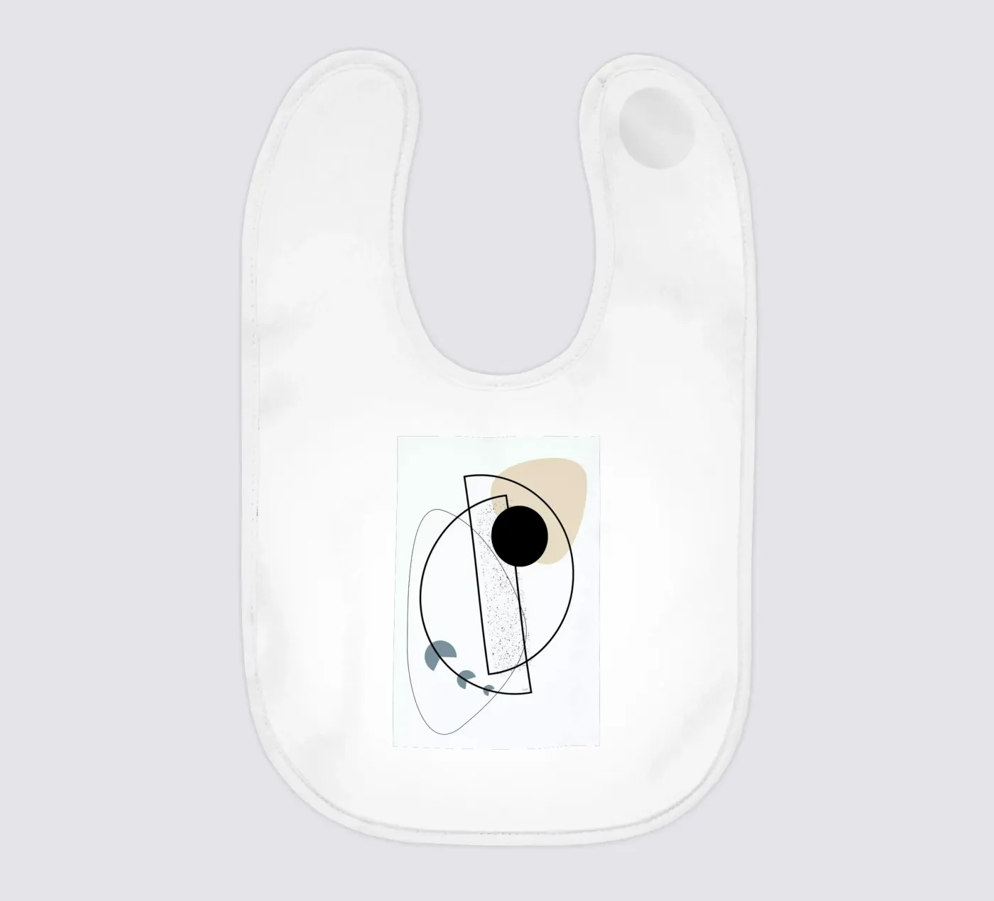 Geometric Mobile baby slabbetje van Linda Gobeta