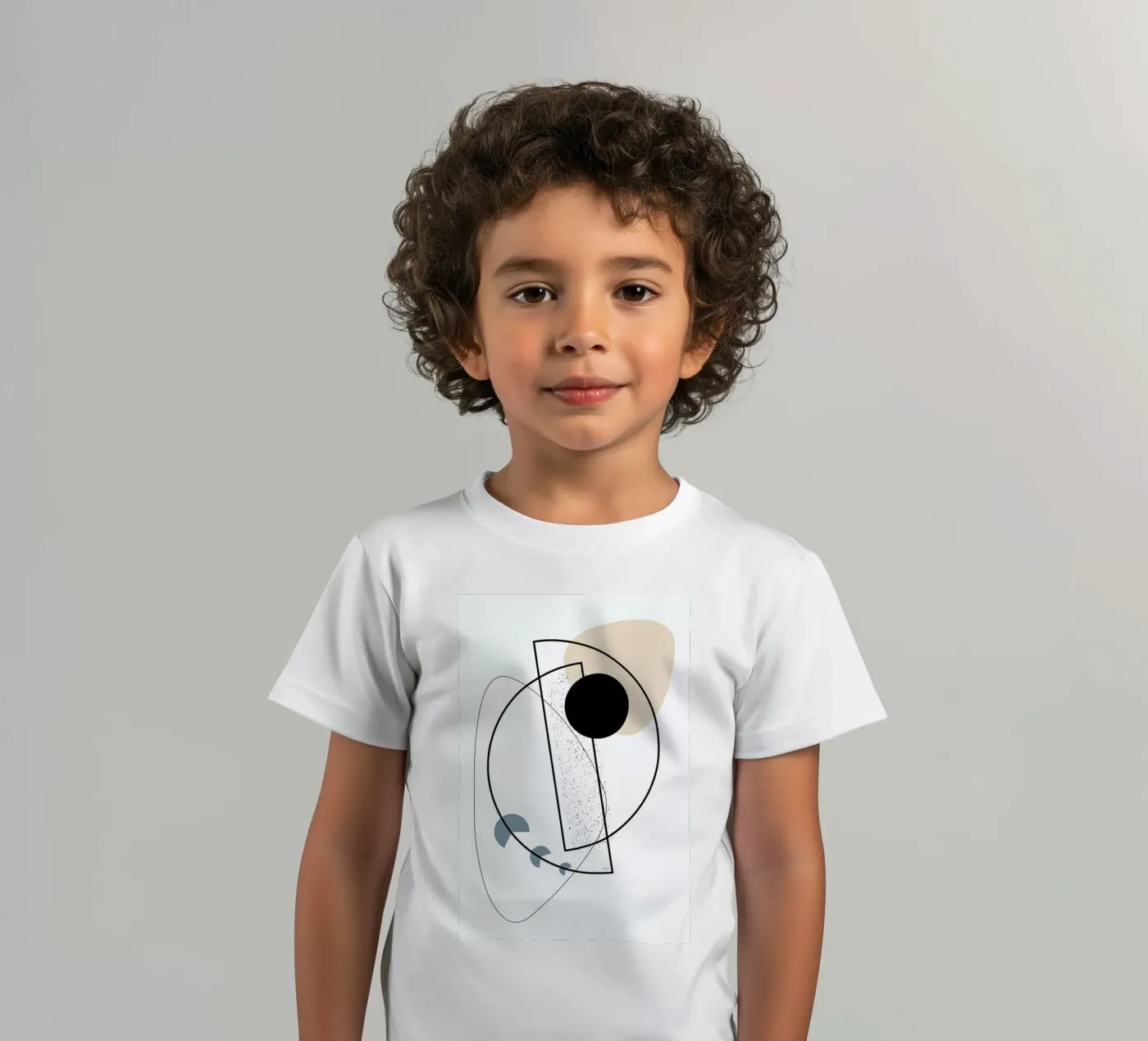 Geometric Mobile t-shirt bambini da Linda Gobeta