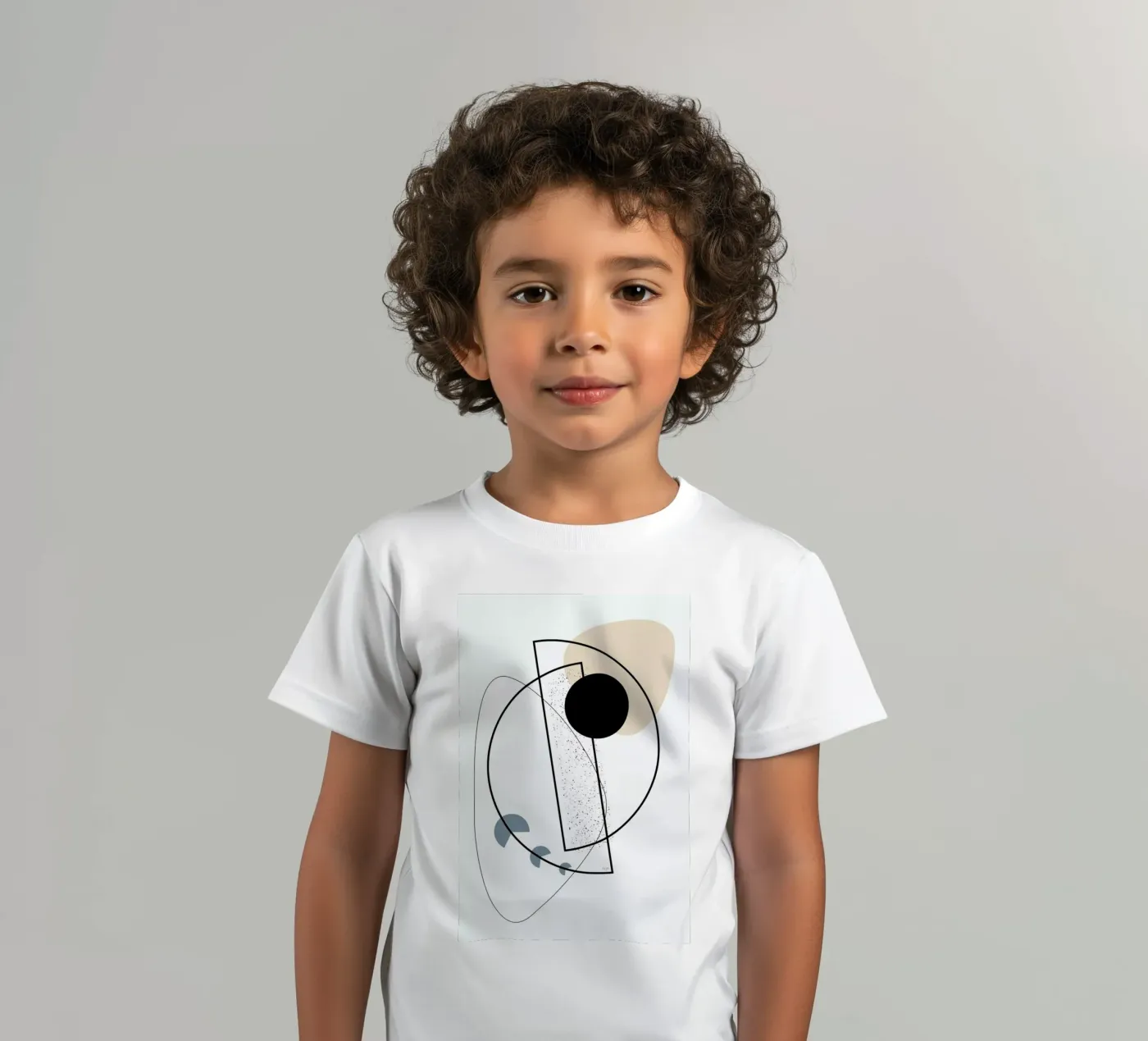 Geometric Mobile t-shirt bambini da Linda Gobeta