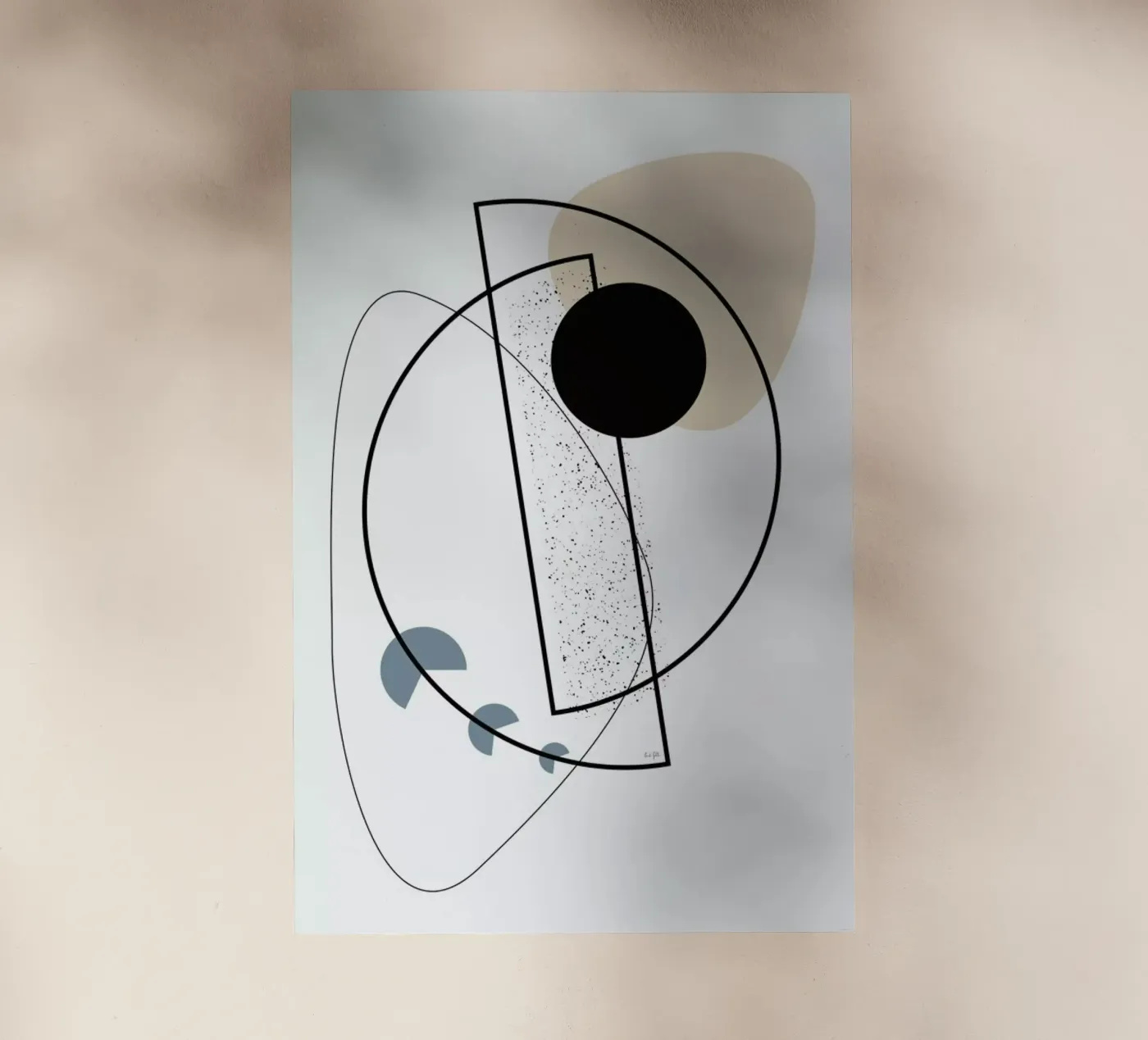 Geometric Mobile pellicola backlit da Linda Gobeta