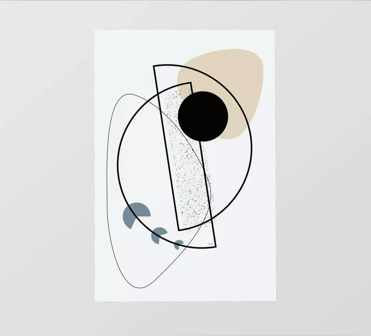 Geometric Mobile telo in pvc da Linda Gobeta