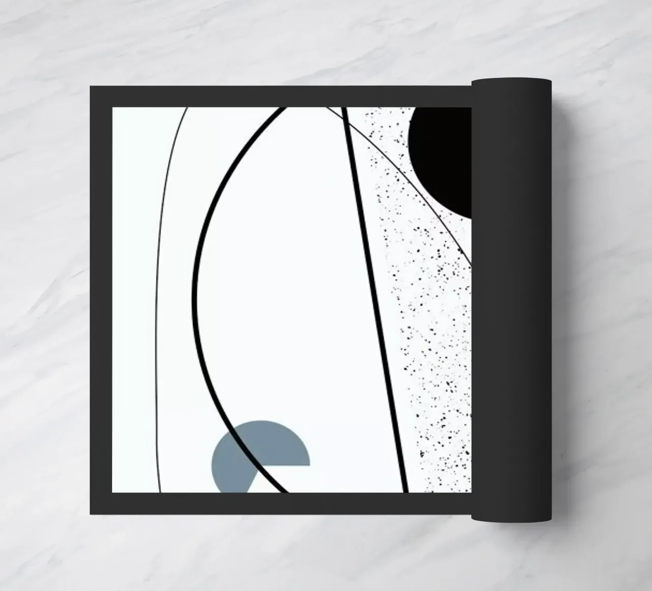 Geometric Mobile doormat by Linda Gobeta