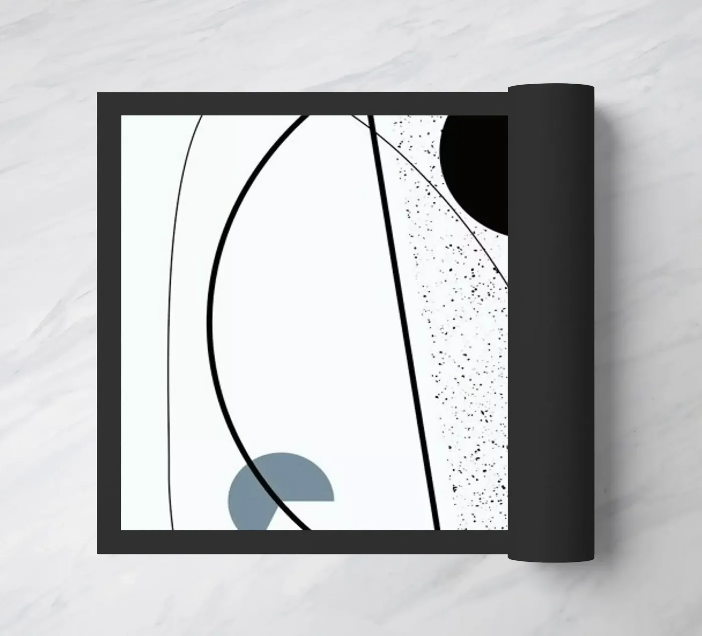 Geometric Mobile doormat by Linda Gobeta