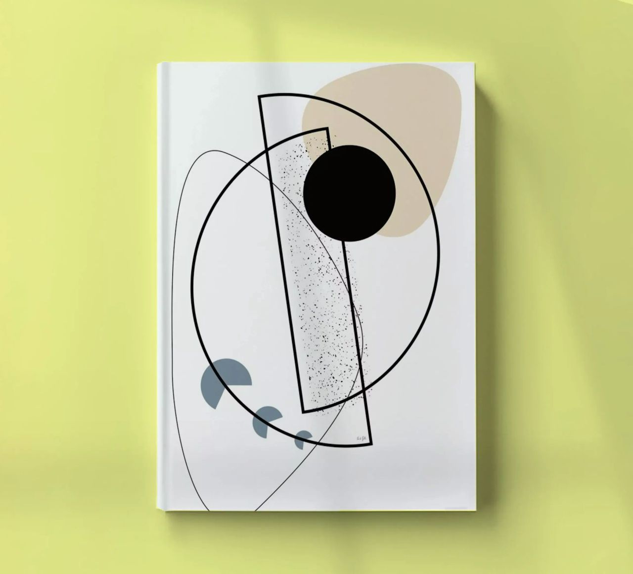 Geometric Mobile notebook by Linda Gobeta