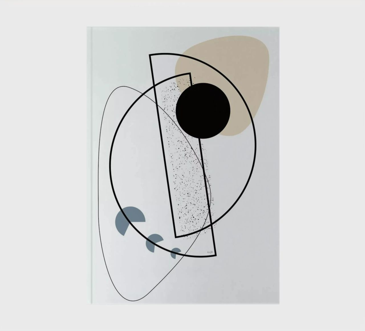 Geometric Mobile notebook by Linda Gobeta