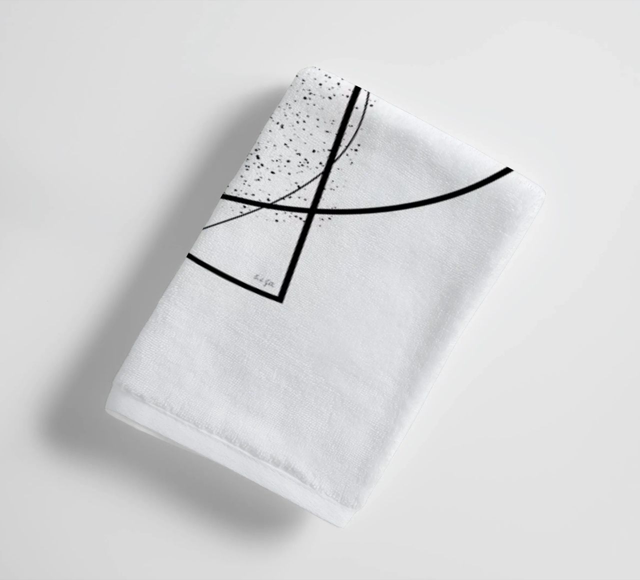 Geometric Mobile towel by Linda Gobeta