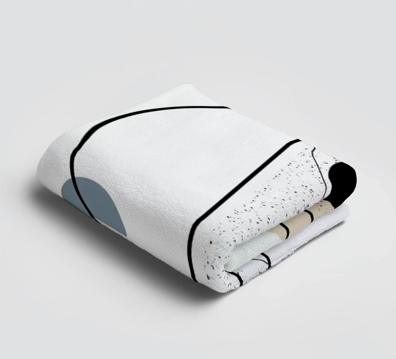 Geometric Mobile towel by Linda Gobeta