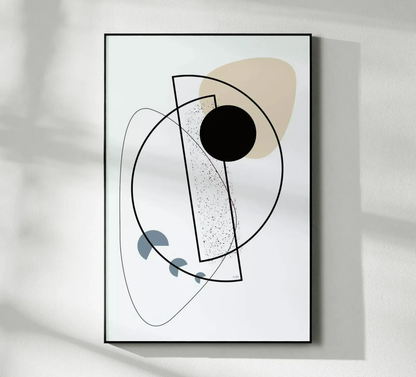 Geometric Mobile acrylic glass by Linda Gobeta