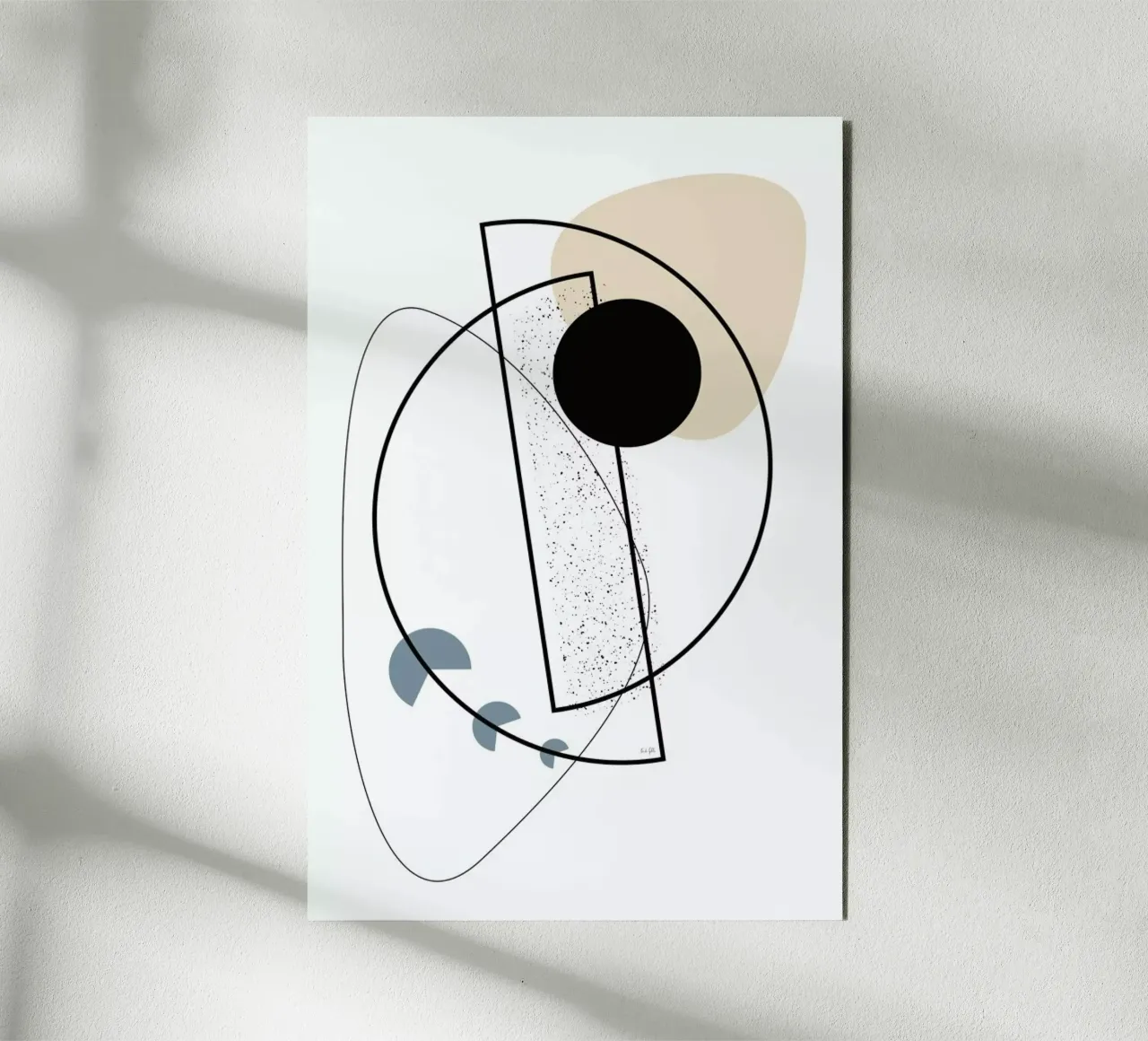 Geometric Mobile alluminio dibond da Linda Gobeta